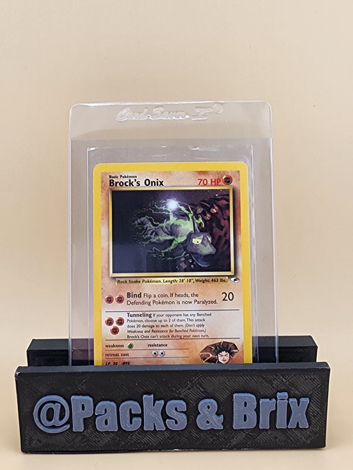 Brock's Onix 021/132 Gym Heroes Regular Lightly Played (LP)
