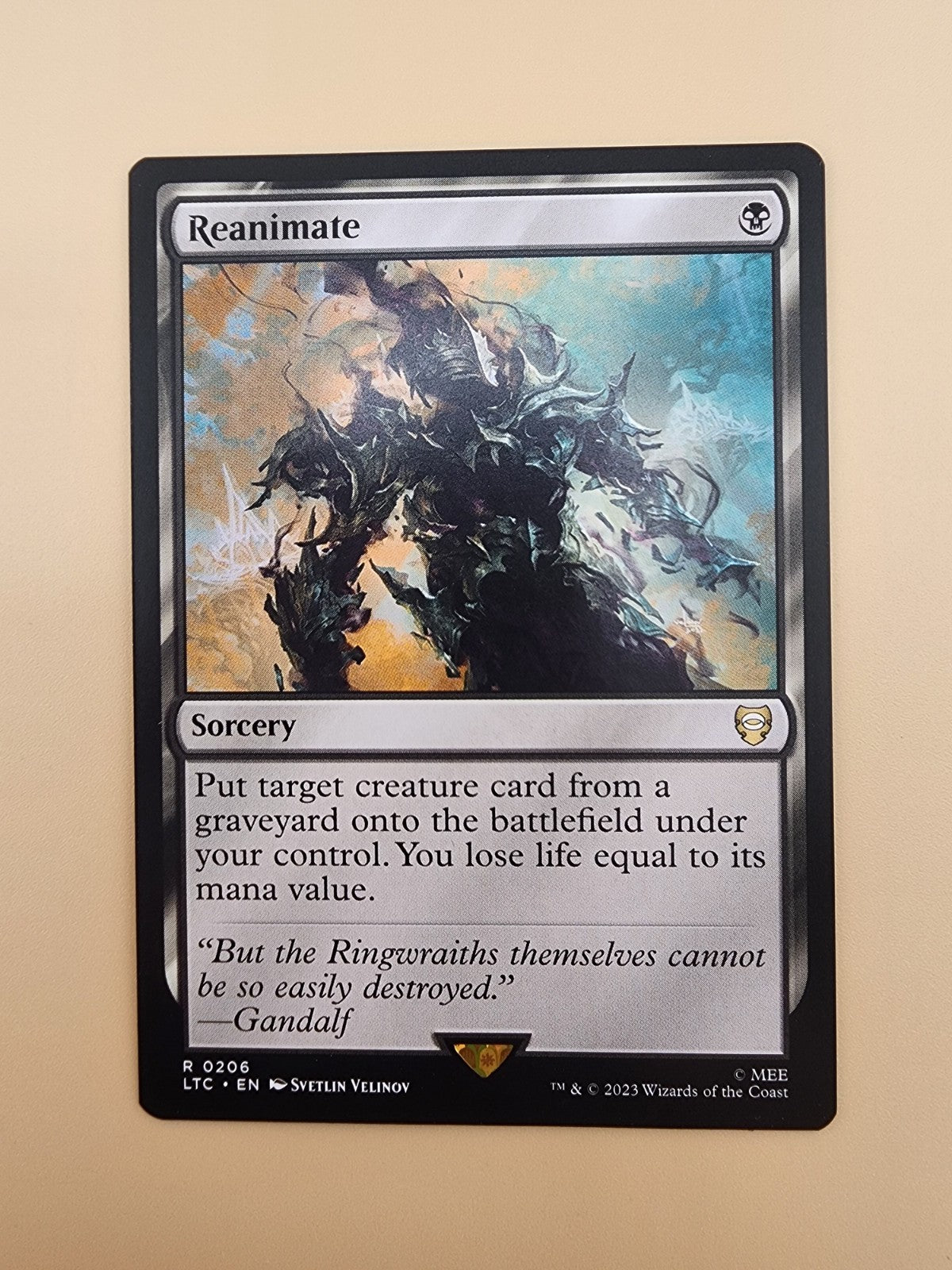 Reanimate - 206 - NM - Commander: The Lord of the Rings - MTG