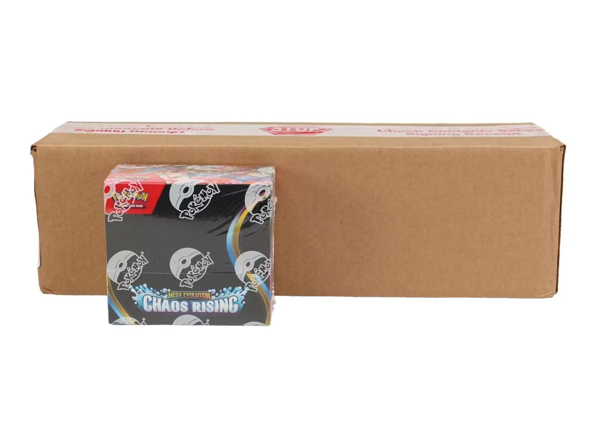 POKEMON MEGA EVOLUTION ME04 CHAOS RISING SEALED BOOSTER BOX CASE 6 CT - A