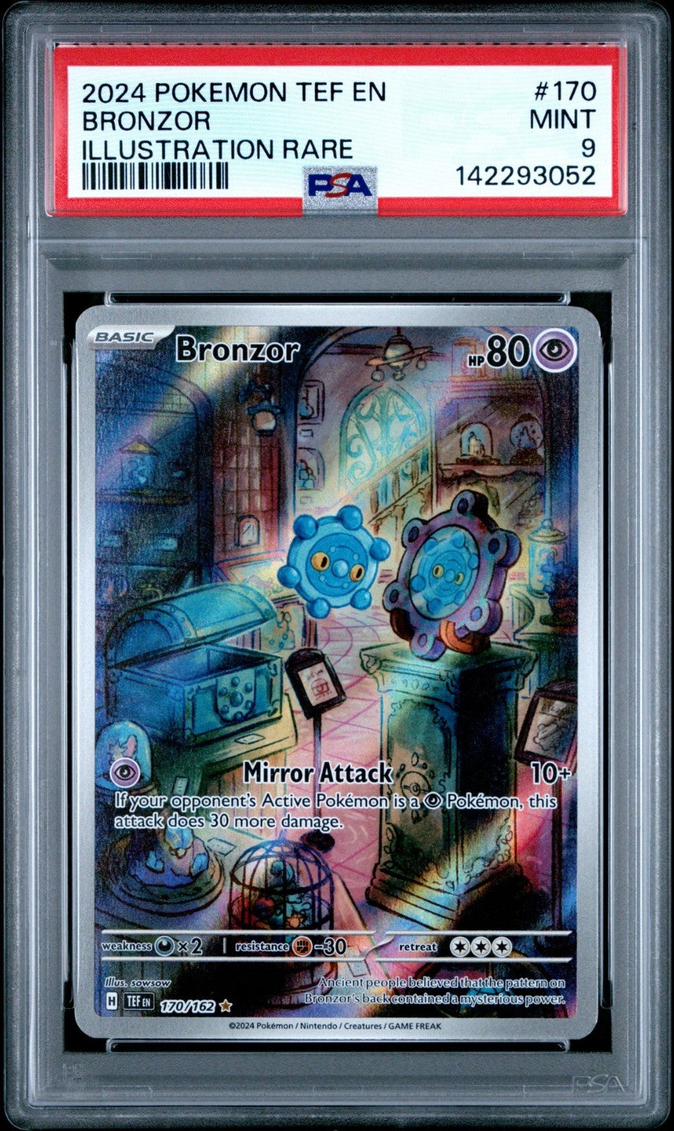 Bronzor 170/162 SV05: Temporal Forces Holo PSA 9
