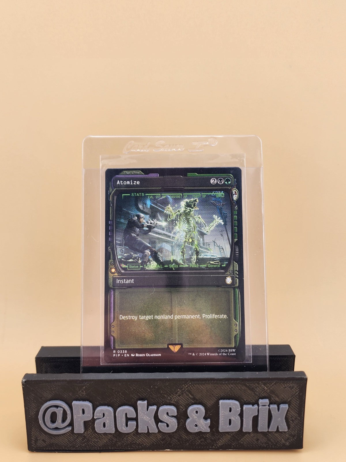 Atomize (Showcase) Universes Beyond: Fallout Regular Near Mint NM