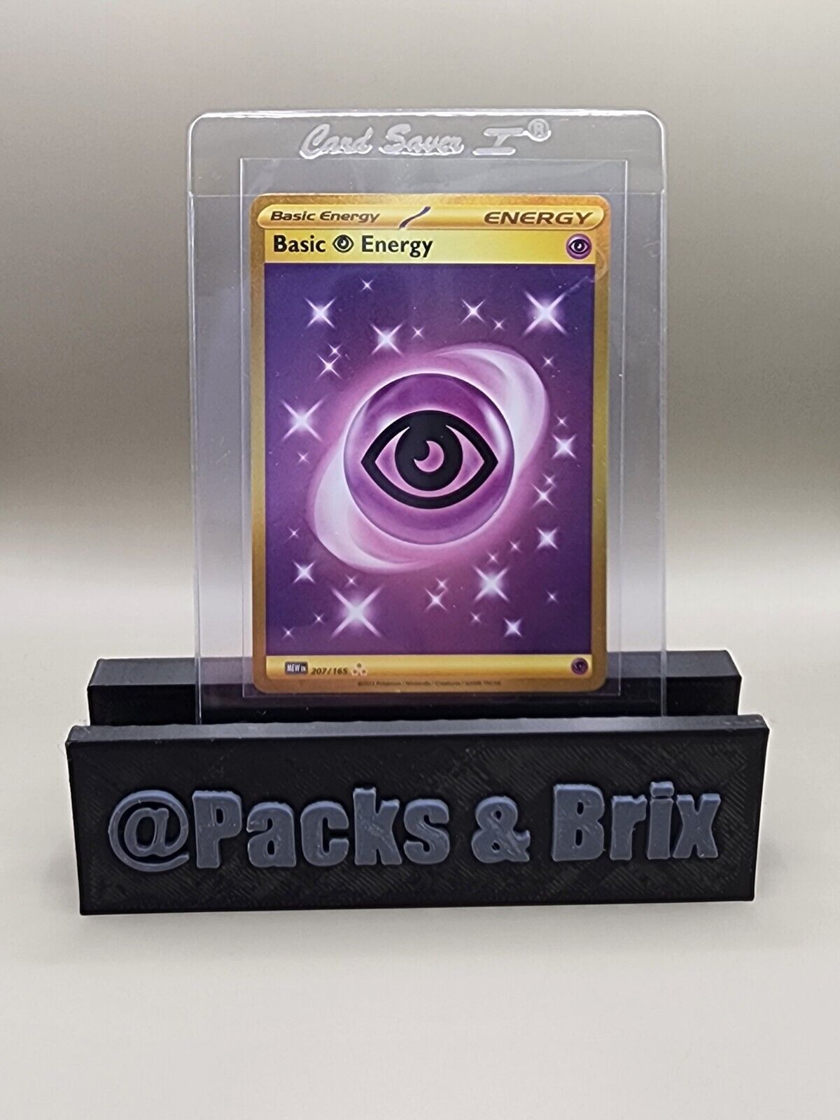 Pokémon TCG Basic Psychic Energy Scarlet & Violet-151 207/165 Holo Hyper Rare