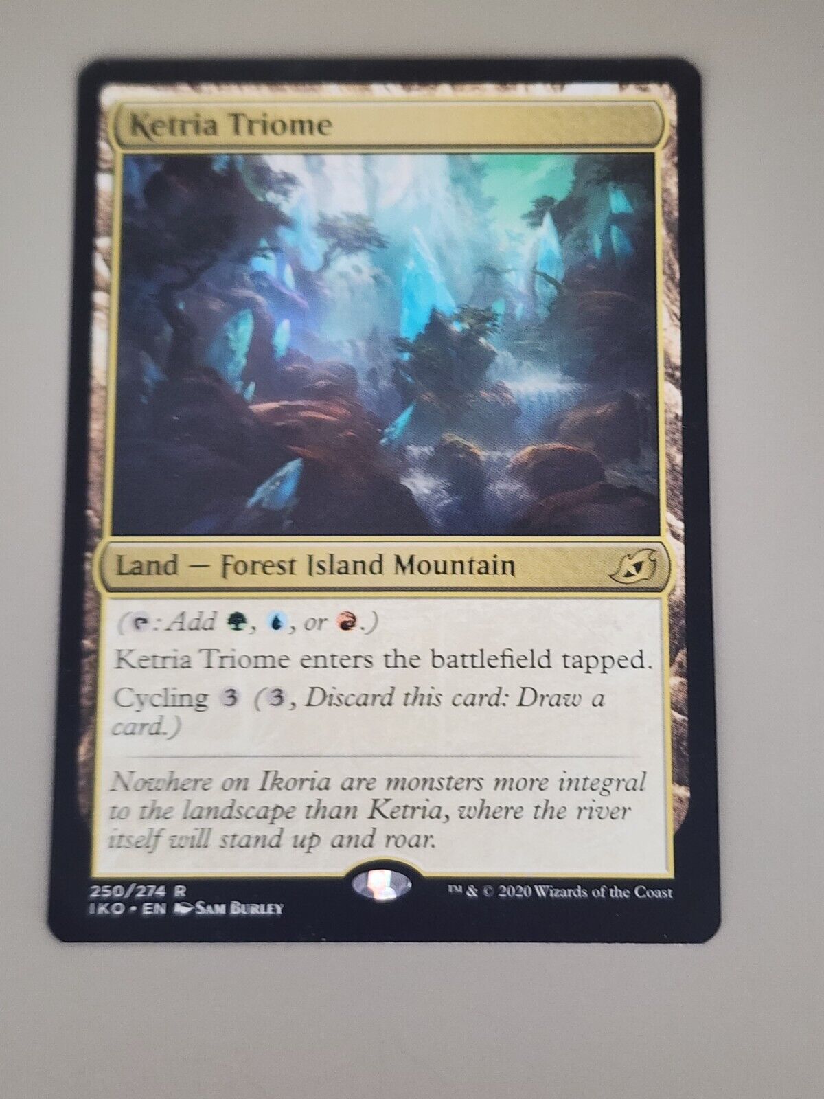 MTG Ketria Triome Ikoria: Lair of Behemoths 250/274 Regular Rare