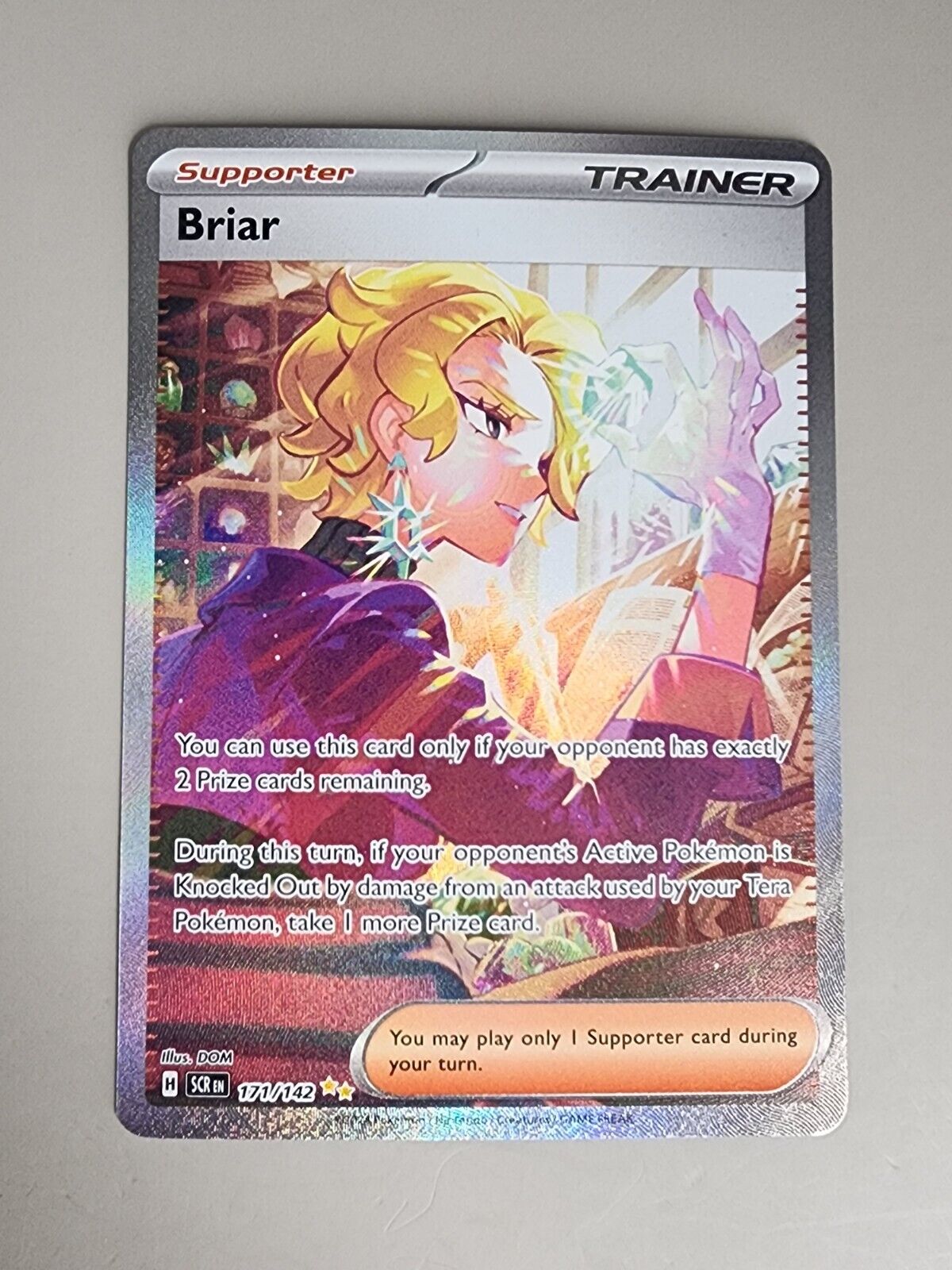 Briar 171/142 Sv07: Stellar Crown Holo NM Pokémon TCG