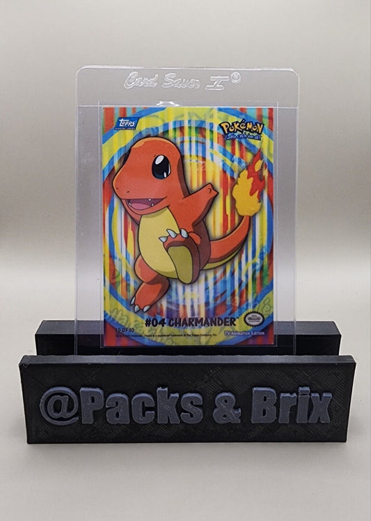 2000 Topps Pokemon TV Animation Series #04 Charmander 10 Of 10