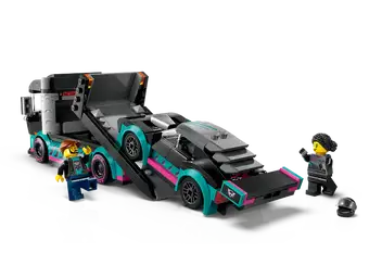 Race Car and Car Carrier 60406