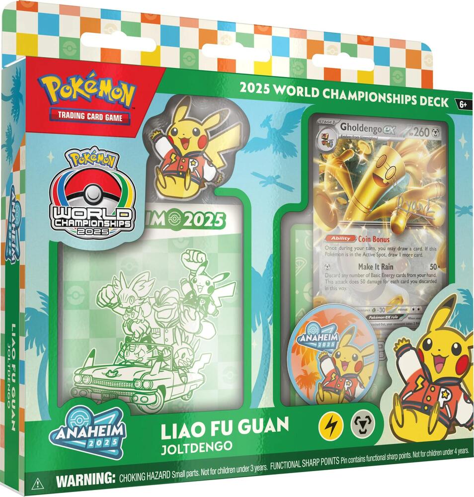 Liao Fu Guan Joltdengo 2025 Pokemon Wolrds Championship Deck