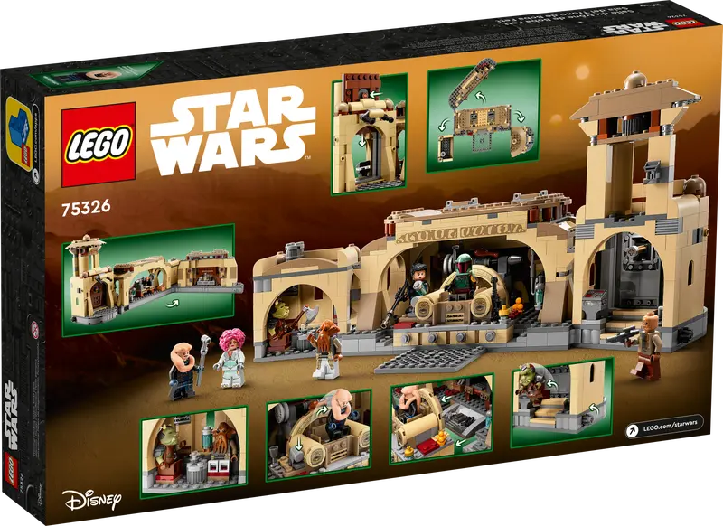 Boba Fett Throne Room 75326