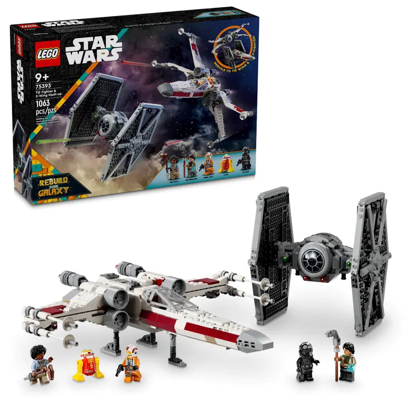 TIE Fighter & X Wing 75393