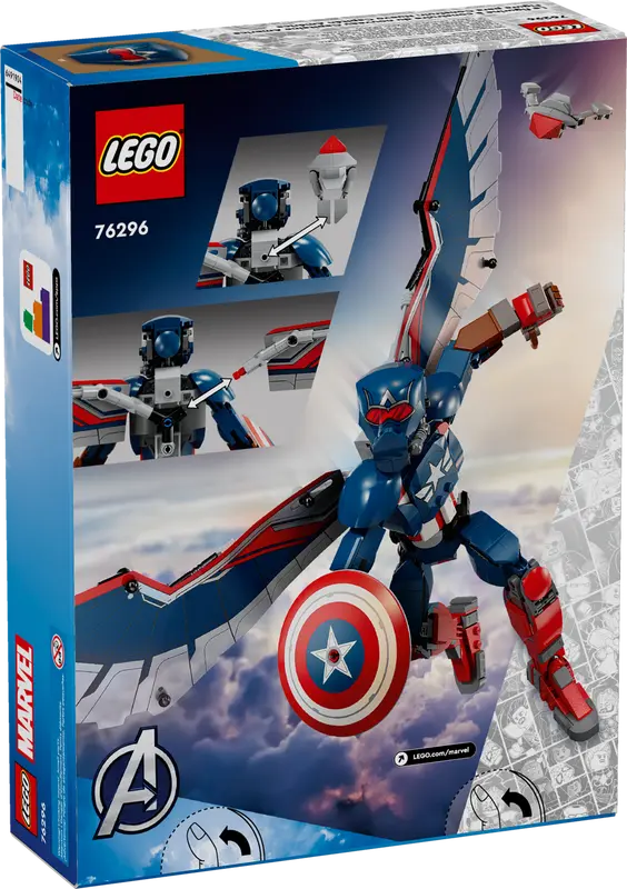 Captain America Construction Figure