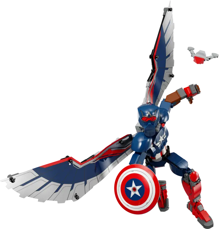 Captain America Construction Figure