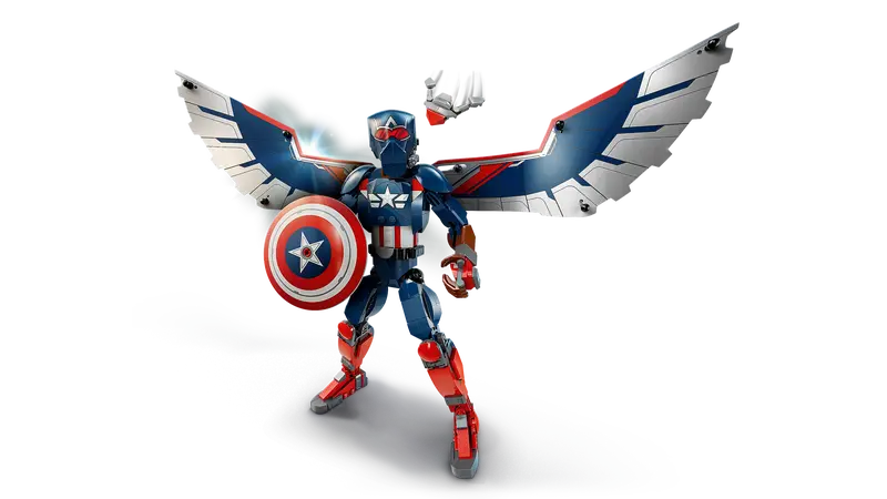 Captain America Construction Figure