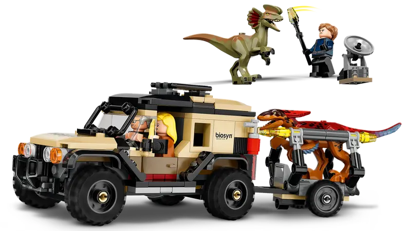 Pyroraptor & Dilophosaurus Transport 76951