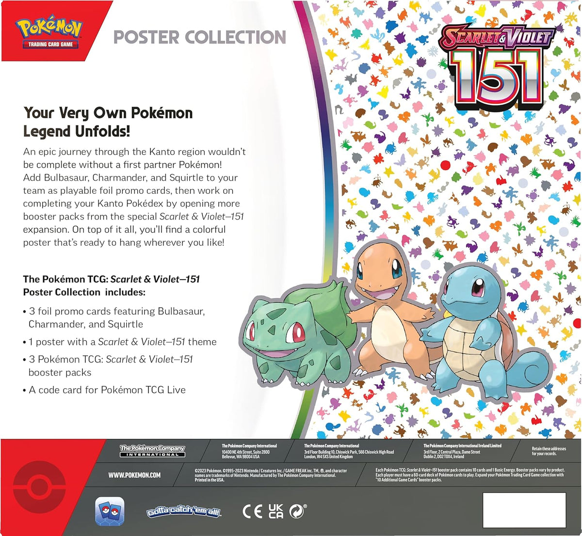 151 Poster Collection Box (Scarlet & Violet)