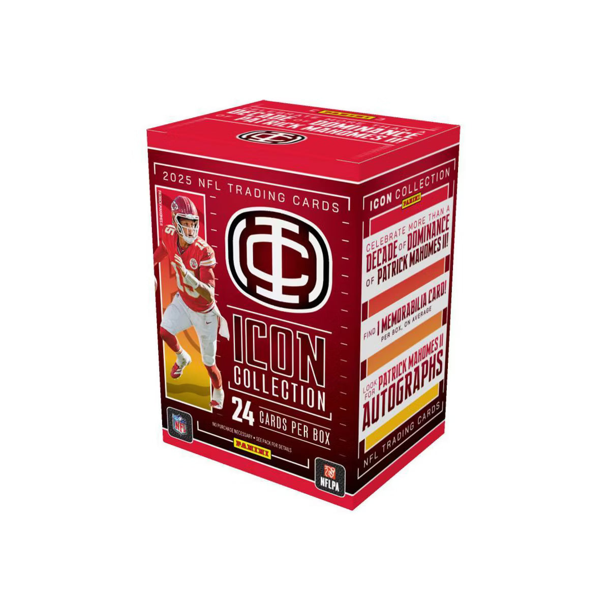 2025 Panini NFL Mahomes Icon Collection Football Trading Card Blaster Box