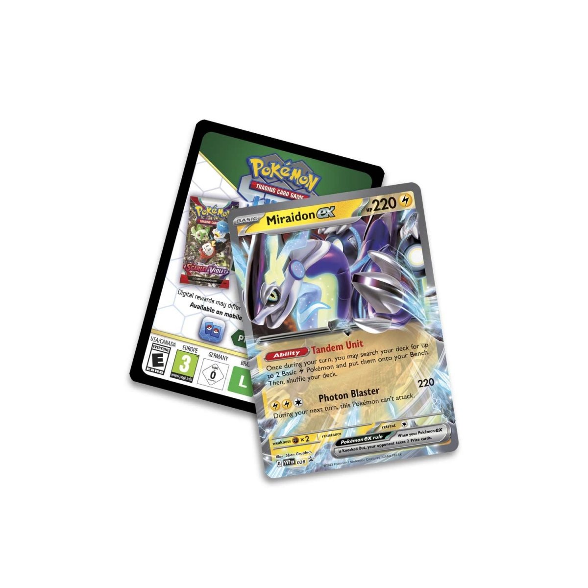 Miraidon Ex Tin Deluxe
