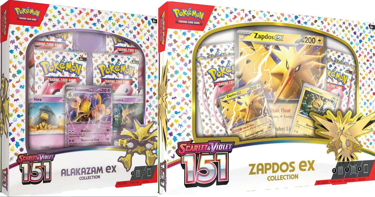 Zapdos & Alakazam Combo Box