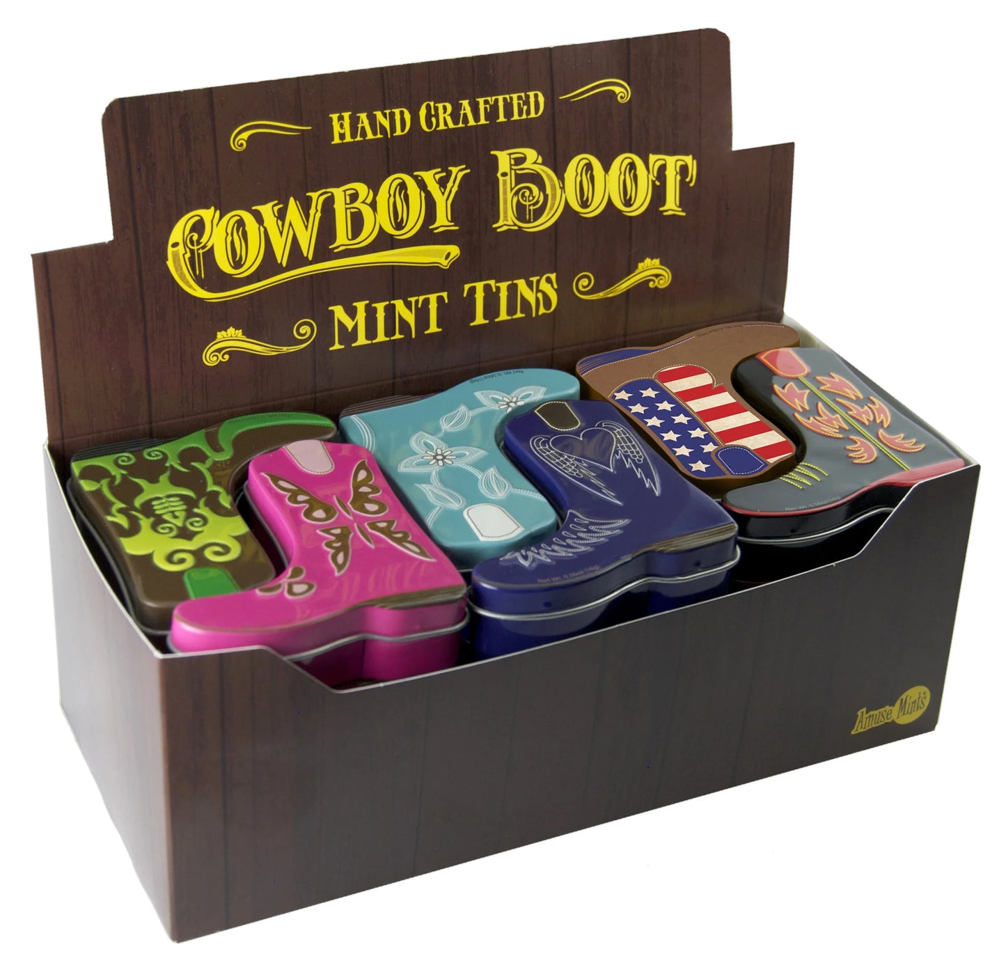 Cowboy boot mints