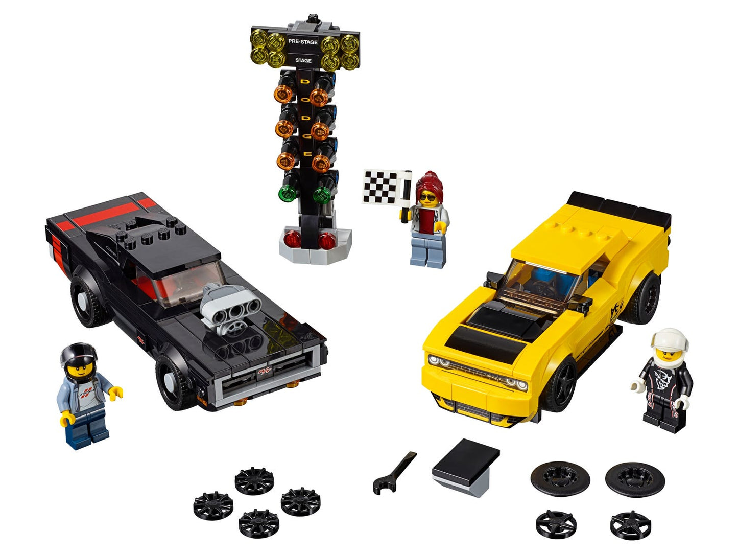 Speed Champions Dodge Challenger Charger 75893