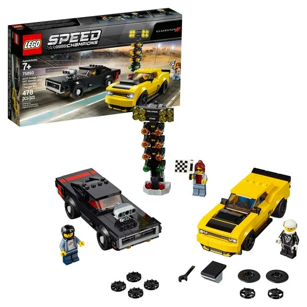 Speed Champions Dodge Challenger Charger 75893