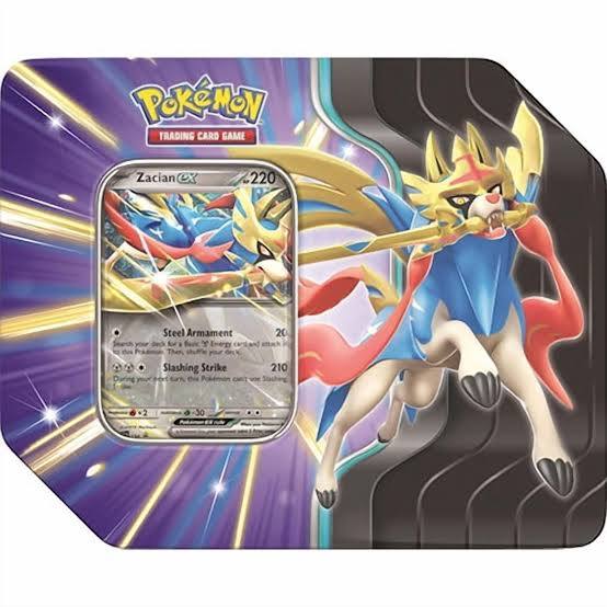 Slashing Legends Tin [Zacian ex] - Miscellaneous Cards & Products (MCAP)