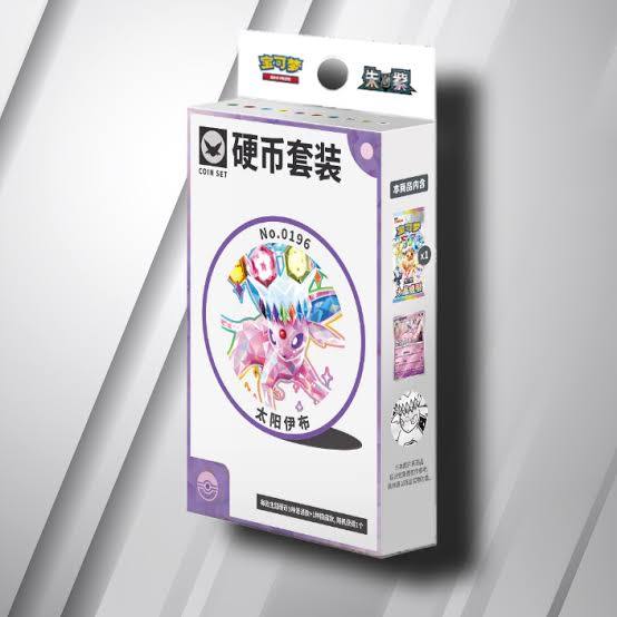 Pokémon TCG: Terastal Gathering Espeon Coin Set Gift Box (Simplified Chinese)