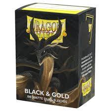 Dragon Shield Dual Matte Black & Gold 15069