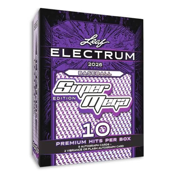 Leaf Electrum 2026 Baseball Super Mega Edition Box