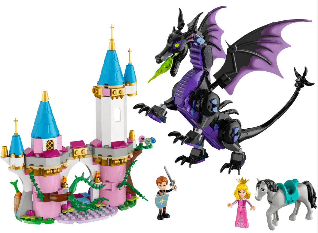 Maleficent’s Dragon Form and Aurora’s Castle 43240