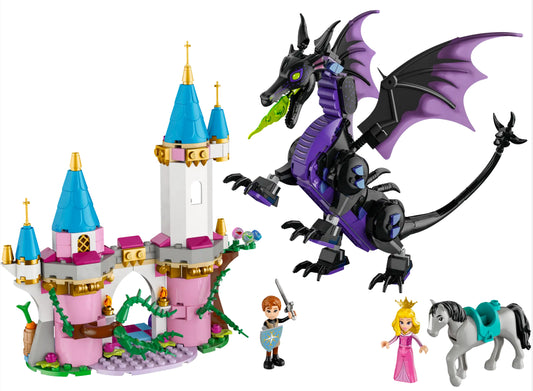 Maleficent’s Dragon Form and Aurora’s Castle 43240