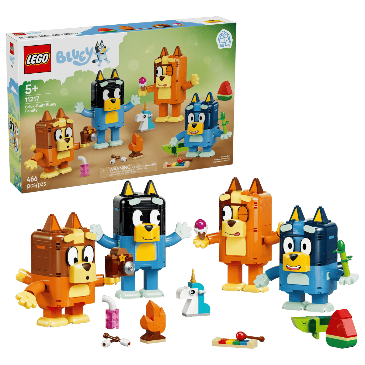 Brick-Built Bluey Family | 11217