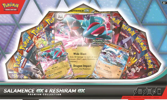 Salamence ex & Reshiram ex Premium Collection Box