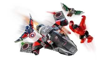 Captain America vs. Red Hulk Battle 76292