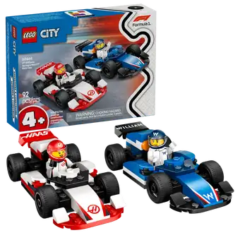 F1 Williams Racing and Haas F1 Race Cars 60464