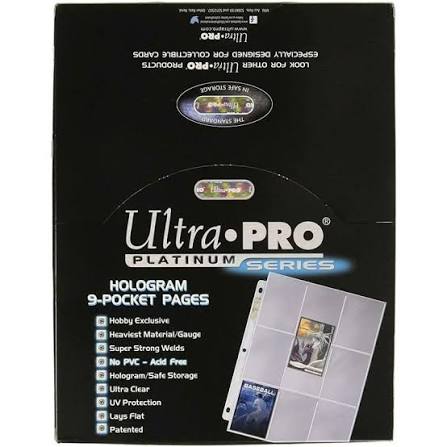 Ultra Pro Platinum Series Hologram Pages, 9-Pocket