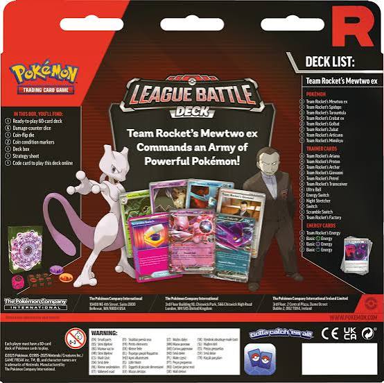 League Battle Deck [Team Rocket's Mewtwo ex]