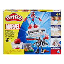 Marvel playdough spider-man