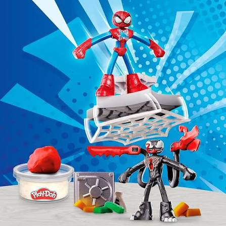 Marvel playdough spider-man