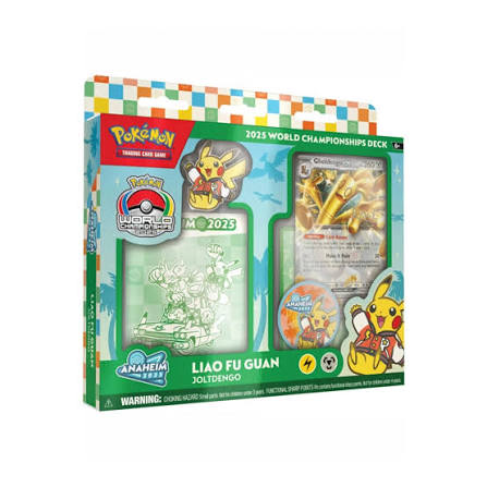 Liao Fu Guan Joltdengo 2025 Pokemon Wolrds Championship Deck