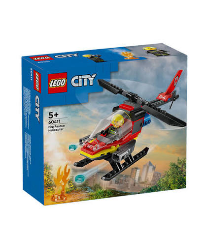 Fire Rescue Helicopter - LEGO 60411