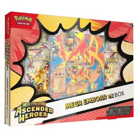 Ascended Heroes Mega Emboar ex Box - ME: Ascended Heroes (ASC)