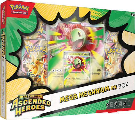 Ascended Heroes Mega Meganium ex Box