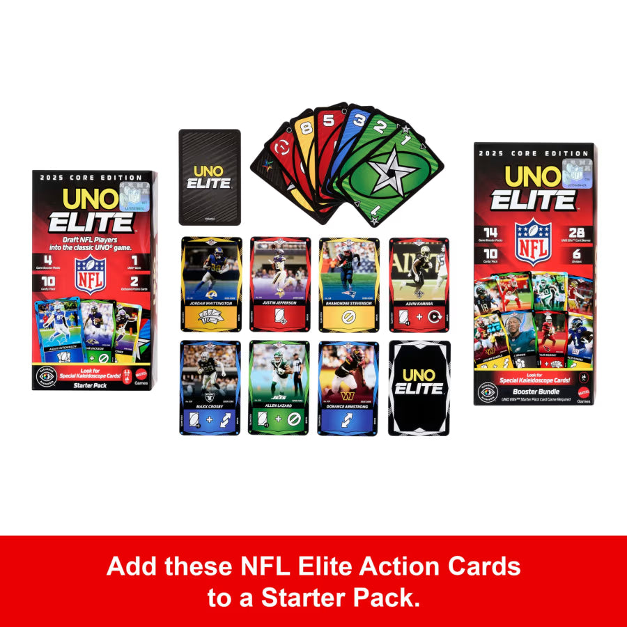 UNO Elite: NFL 2025 Core Edition Booster Bundle
