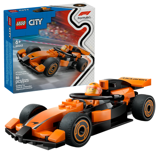 Lego F1 Driver with McLaren Race Car 60442