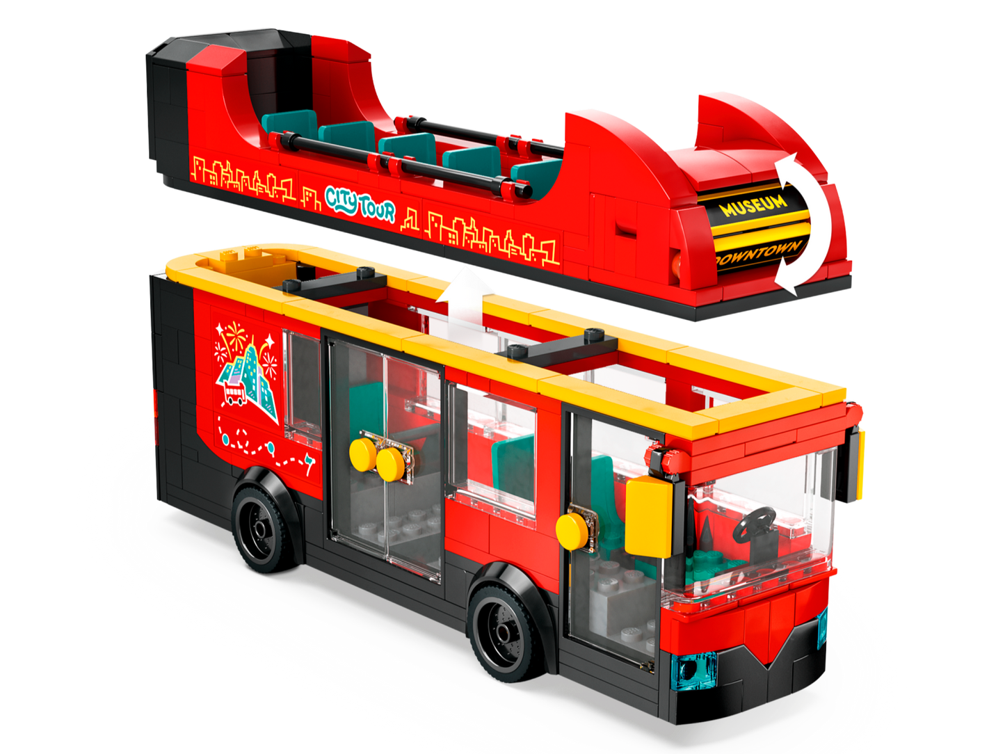 Lego Double-Decker Sightseeing Bus