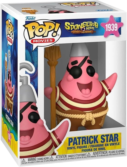 Funko Pop! Movies The SpongeBob Movie (2025) Patrick Star (Pirate) Vinyl #1939