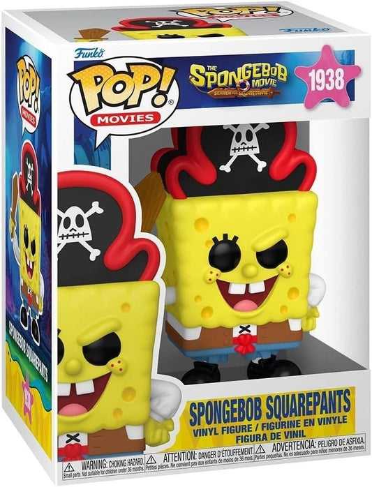 Funko Pop! Movies SpongeBob Movie (2025) SpongeBob SquarePants (Pirate) #1938
