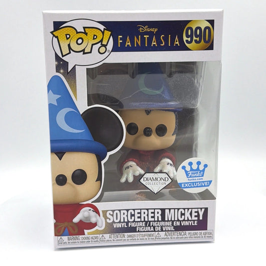 FUNKO POP Disney Fantasia Sorcerer Mickey Mouse Diamond #990