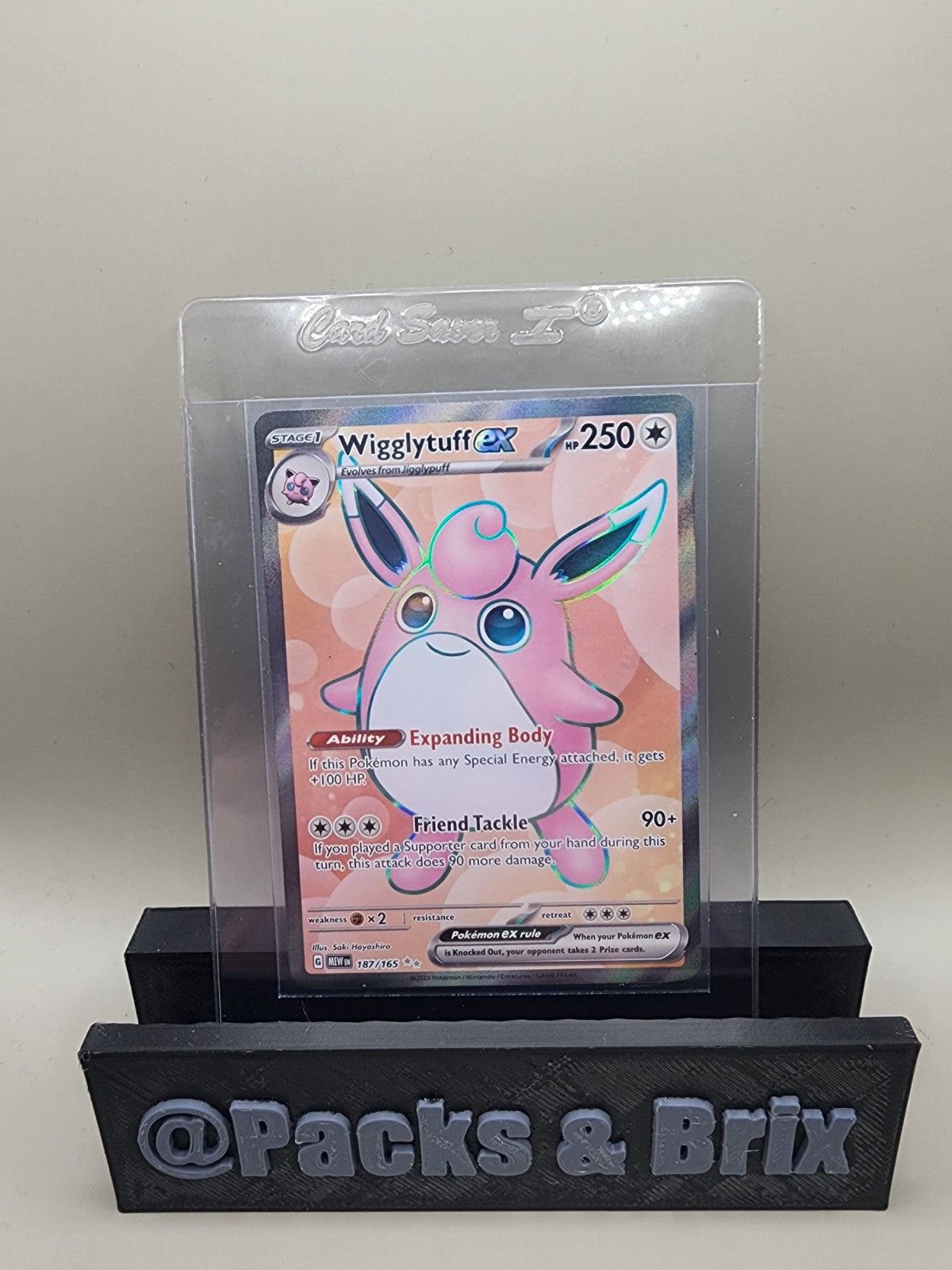 Wigglytuff ex 187/165 NM