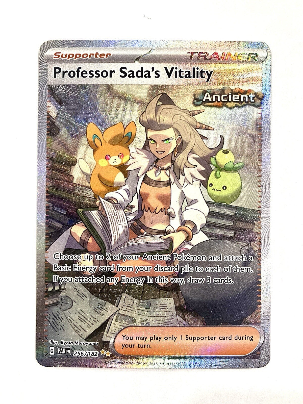 Professor Sada's Vitality 256/182 Sv04: Paradox Rift Holo Near Mint (NM)